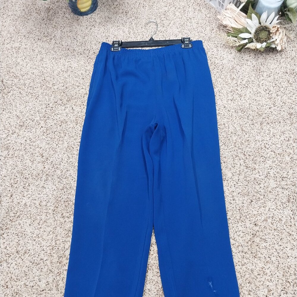 3372 Size Large Gepetto Pant set Royal Blue, Purple with Jewels down the front. - Picture 7 of 9